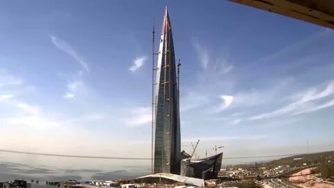 Лифт в лахта центре