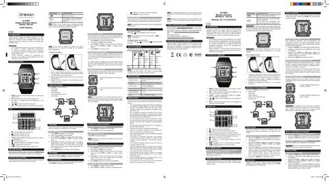 Инструкция часов user manual на русском
