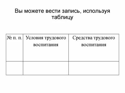 Используя запись