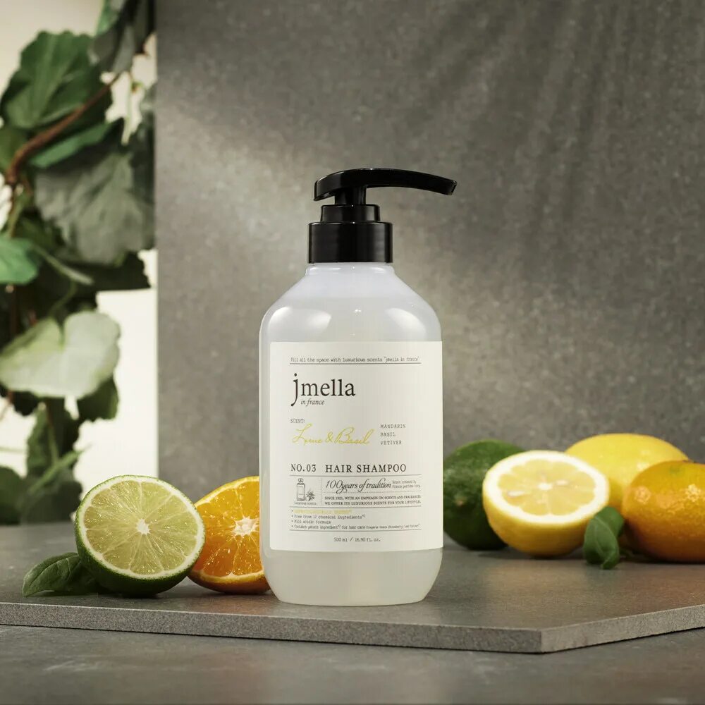 Шампунь JMELLA in France Lime Basil. JMELLA in France Lime & Basil hair Shampoo шампунь для волос "мандарин, базилик, ветивер". JMELLA in France hair Shampoo # 03. Lime & Basil. Шампунь для волос Lime&Basil 1000 мл JMELLA. Мандарина волос