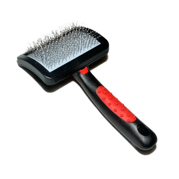 Products - Dogs - Care - Brushing - Slicker brush with flea & fine combs - Produ