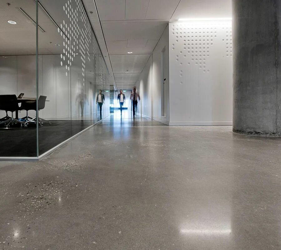 Concrete flooring