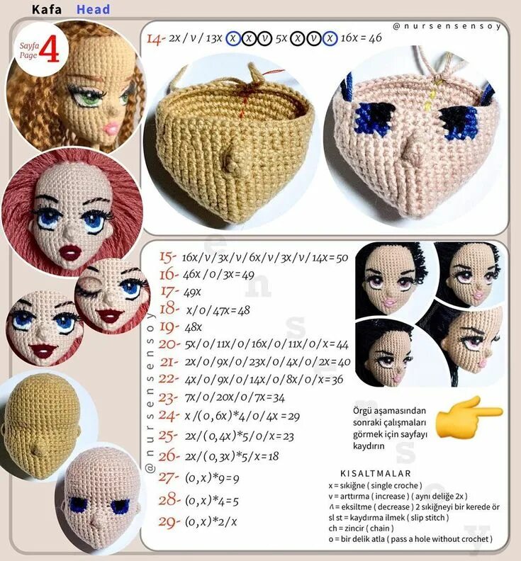 Foto - craftIdea.org Amigurumi pattern, Crochet doll pattern, Crochet dolls