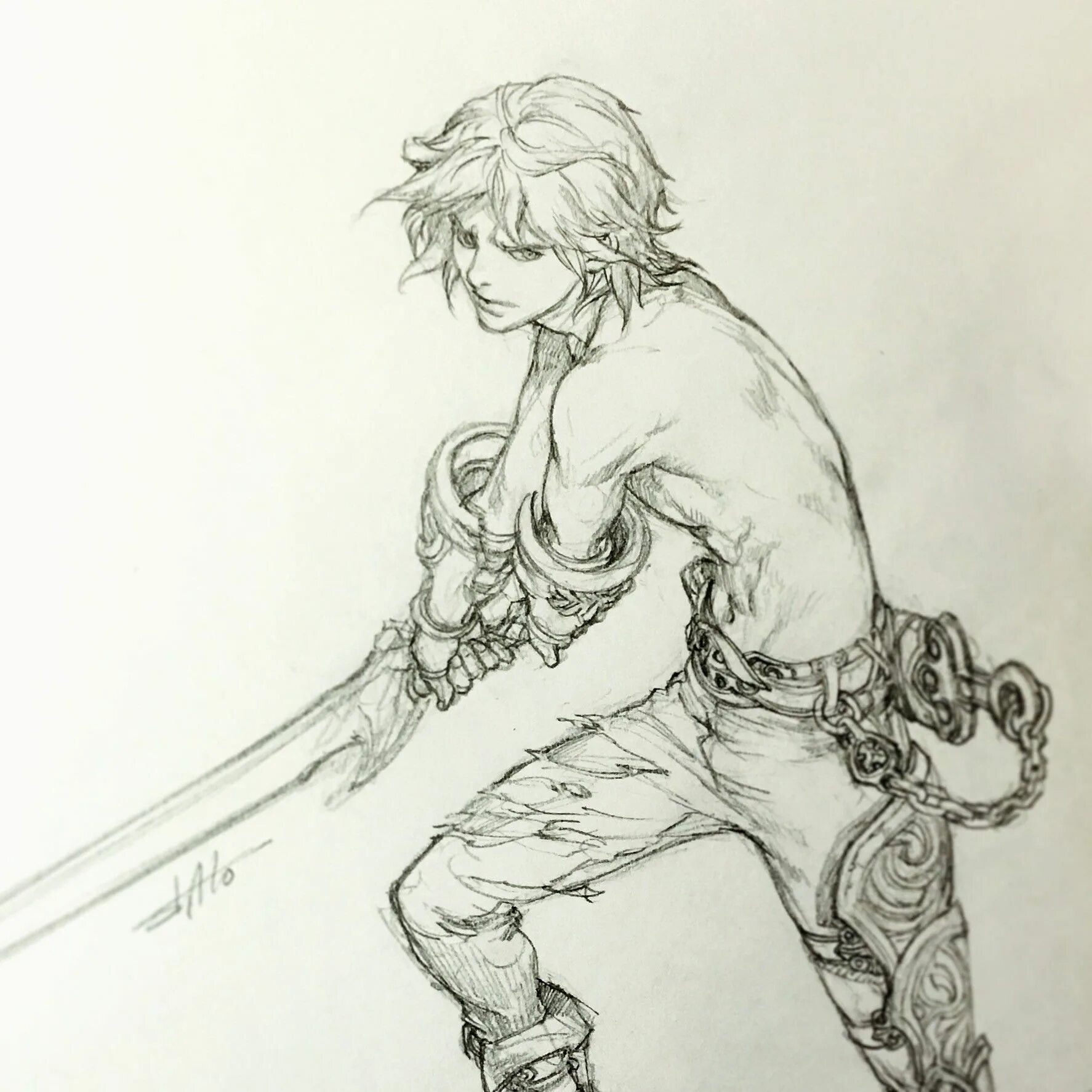 Draw character