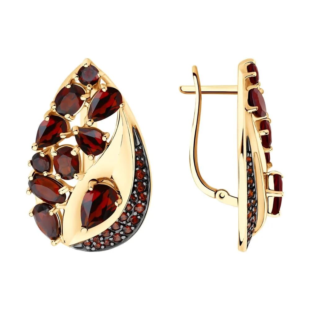 Серьги золотые гранат 2-0785-9273-6 032. Серьги с гранатами из золота. Серьги с гранатами из золота. 585 серьги с гранатом из золота. Серьги с гранатом золотые соколов.