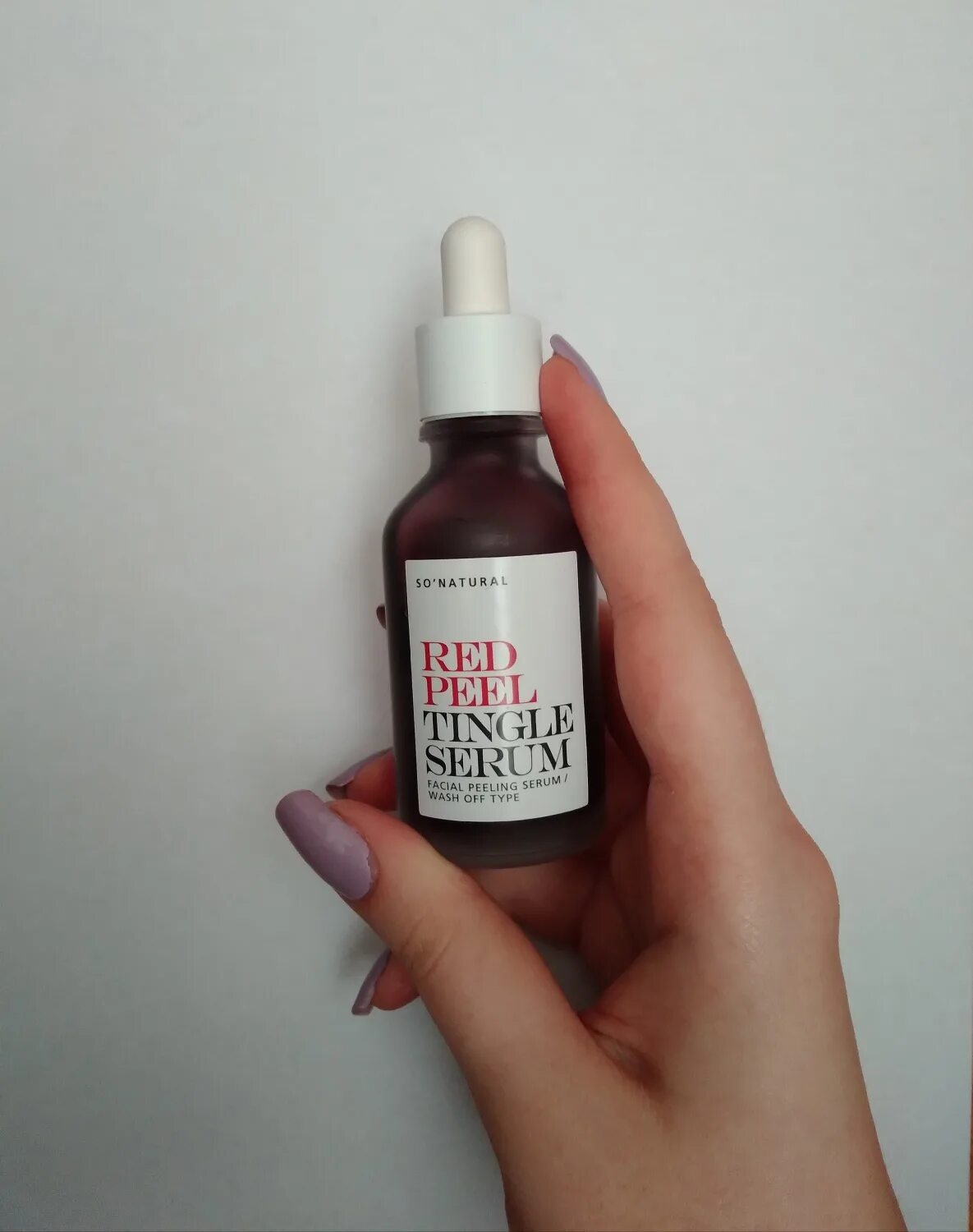 Red peeling tingle serum