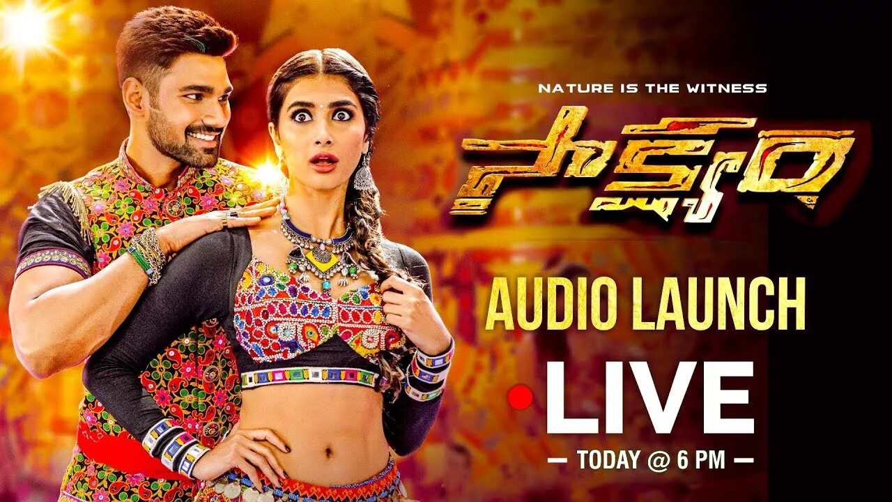 Live launch today. Saakshyam.