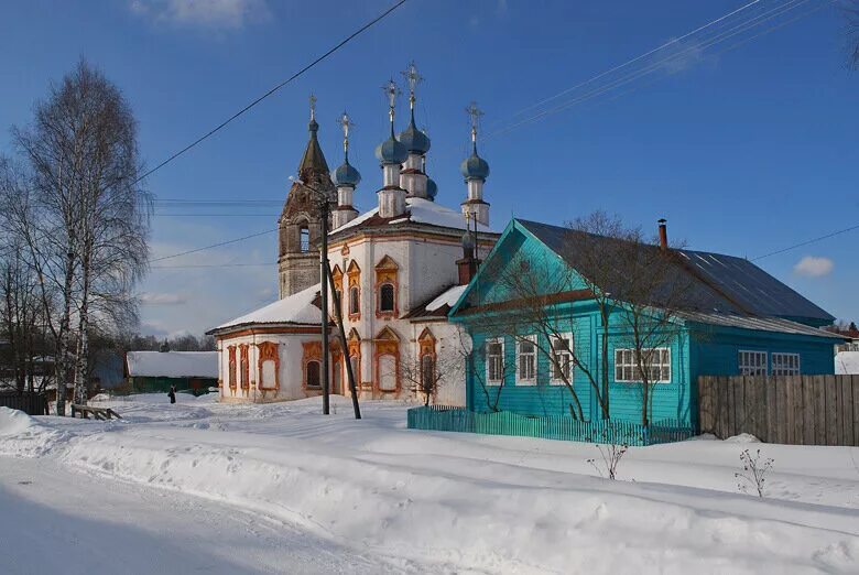 Церковь в Устюжне Вологодская область. Устюжна Новгородская область. Казанская Церковь в Устюжне.