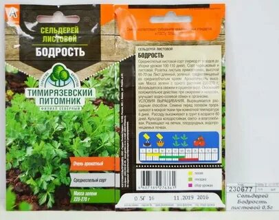 Сельдерей бодрость листовой