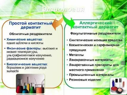 Отличия дерматита от
