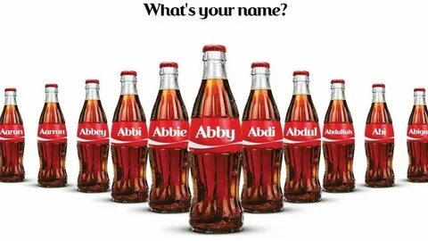 Кока Кола с твоим именем, на заказ