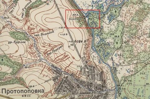 Карты старых хуторов