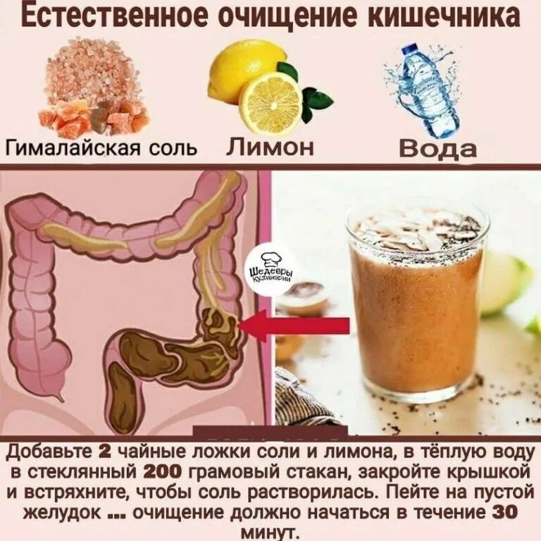 Очистка соленой водой. Очищение желудка и кишечника. Коктейль для очистки кишечника. Рецепты для очищения кишечника.