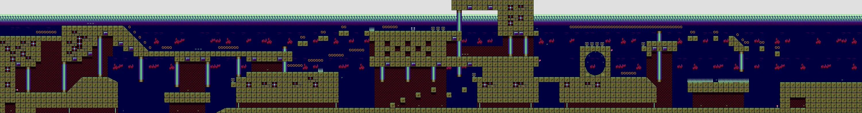 Sonic 1 levels. Labyrinth zone sonic 1 map. sonic mania labyrinth zone. sonic master system labyrinth zone map. sonic labyrinth map.