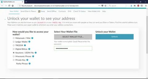 Wallet json