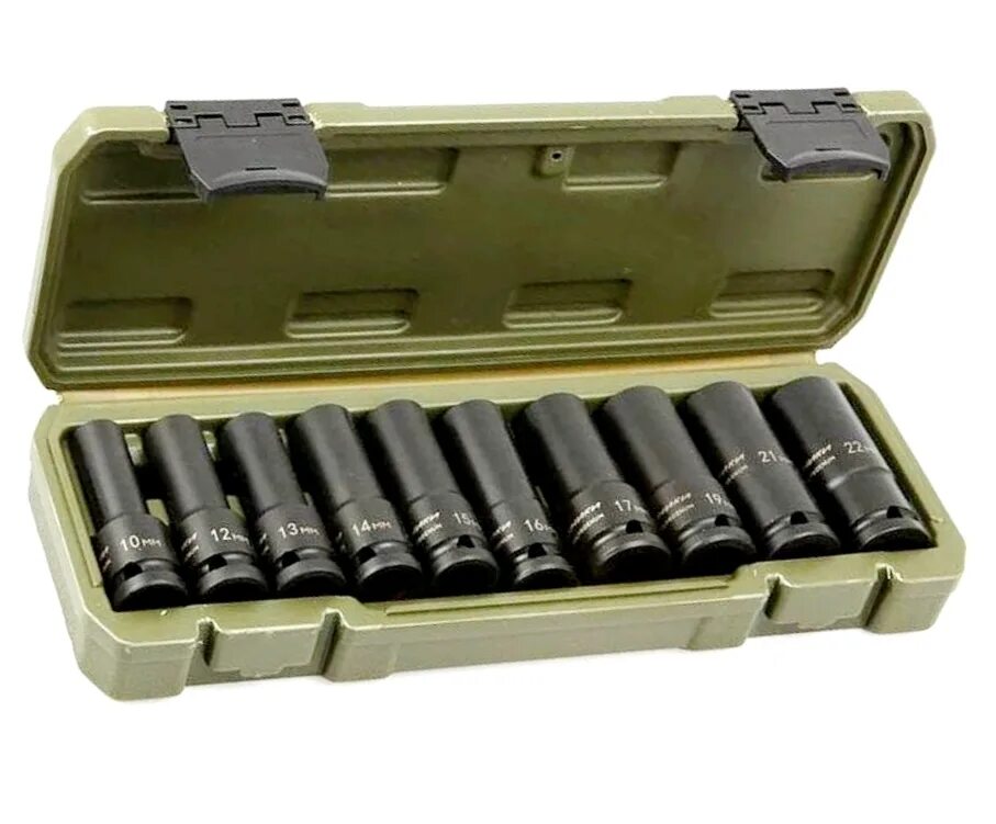 Набор ударных головок дело техник. Головки удлиненные 1/2 дело техники. Набор головок ударных удл. 1/2 10-32мм 15пр. (721415). Набор ударных удлиненных головок 10-32 мм, 1/2", 15 шт. Av Steel av-721415. Набор ударных головок дело техники.