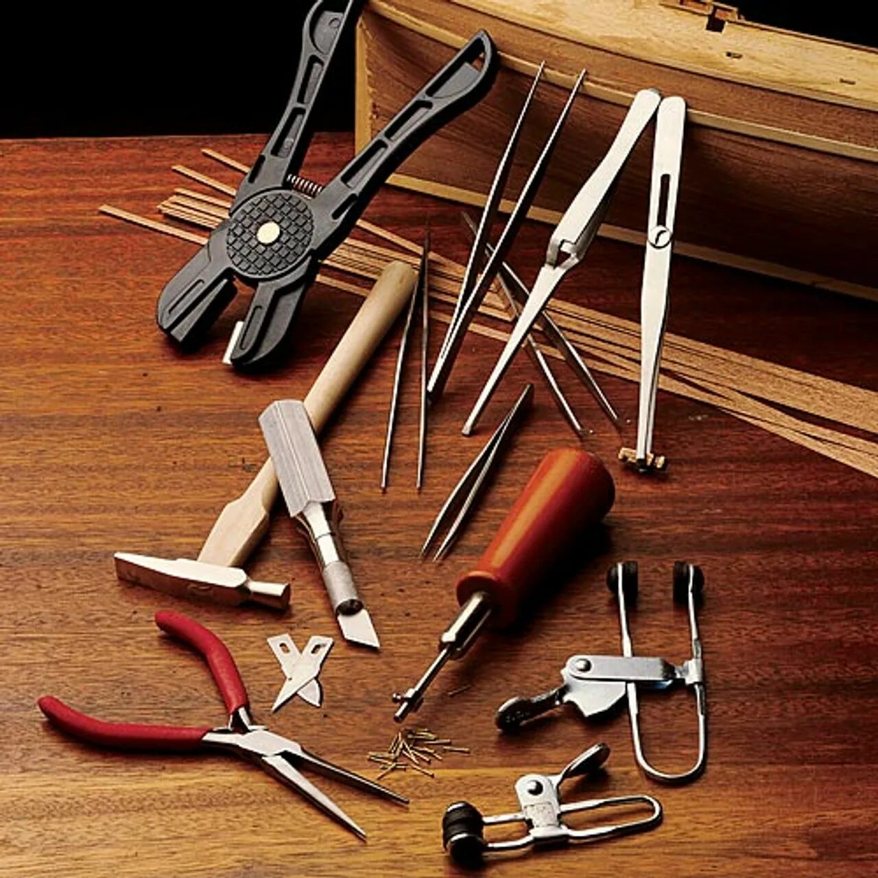 Набор инструментов для моделировки. Инструменты для моделирования. Набор для моделизма. Набор двусторонних стеков - 11 штук. Ribbon tool.