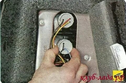 Замена заднего габарита гранта