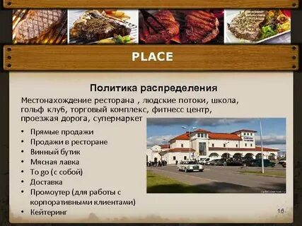 Местонахождение ресторана