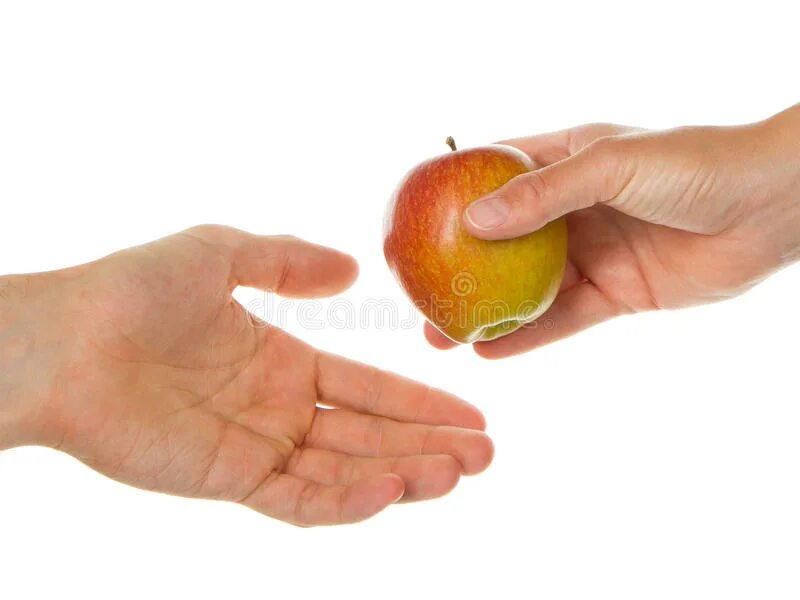 Яблоко айфон. Держит яблоко. Hand giving apple. Яблоко в руке. Рука протягивает яблоко.