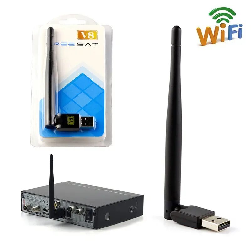 Фай к телевизору. Вай фай адаптер для цифровой приставки. Wi Fi антенна для ТВ 2 приставки. USB WIFI антенна для ТВ приставки. Приставка для цифрового ТВ С Wi-Fi адаптером.