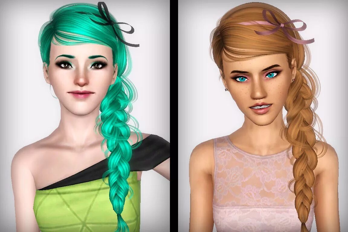 Braid SIMS 3. Симс 4 прическа коса. SIMS 4 прическа косички. SIMS 4 Braids hair.