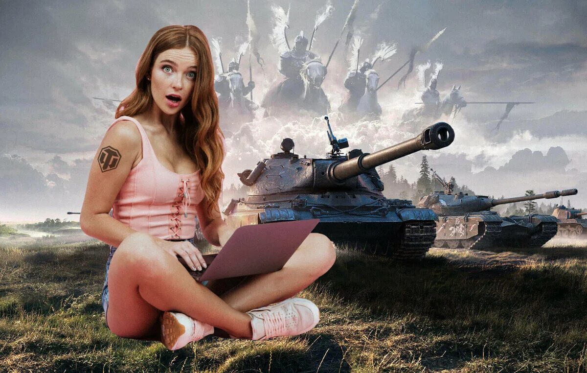 World of Tanks девушки. Девушка танкист. Wot tante