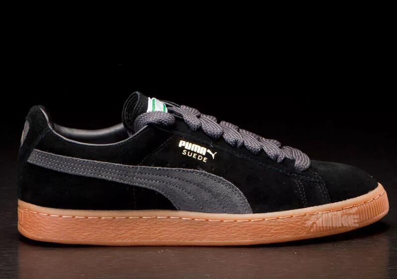 Кроссовки puma suede xl. Puma Suede Black Gum. Puma Suede Classic Black. Sole Suede Classic Puma. Puma Suede Gum Trainers.