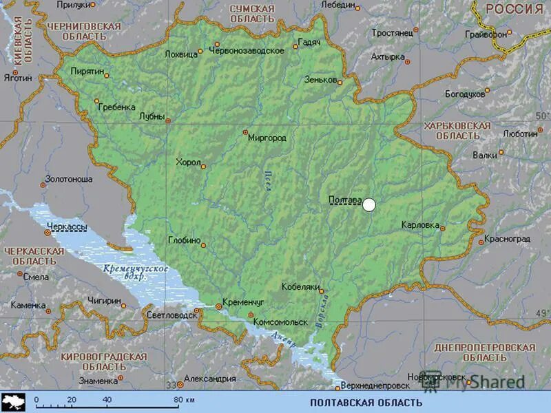 Карта полтавской области. Полтавская область на карте Украины. Полтава на карте Украины. Полтавская область на карте Украины с городами. Границы Полтавской области.