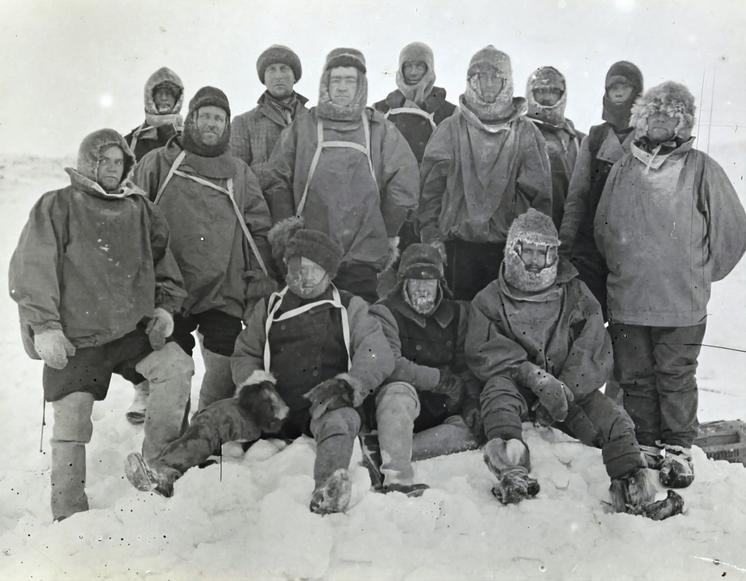 Экспедиция 1907. 13 Советская антарктическая Экспедиция. Антарктика фото начала 20 века. Expedition Group.