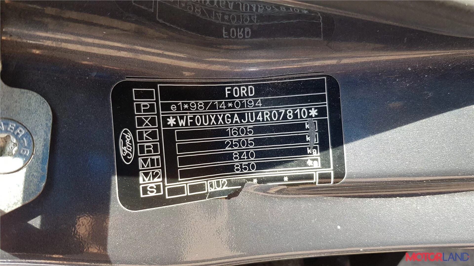 Где номер краски форд. VIN Ford Fusion 1.4. VIN номер Ford Fusion 2007. Вин номер Форд Фьюжн 1.4. Ford Fusion 2006 вин код.