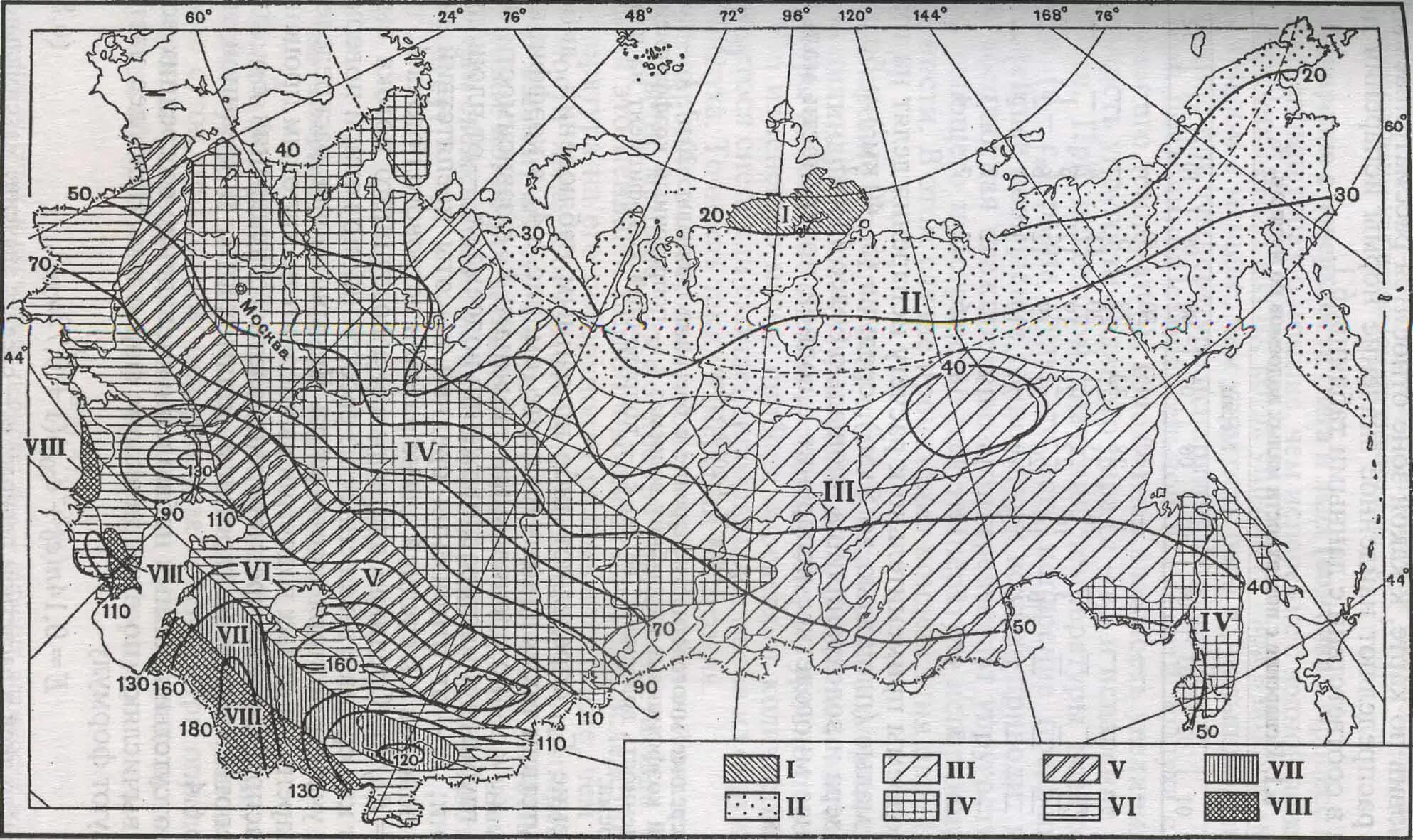 Осадки зон россии. Среднегодовая испаряемость России карта. Схема районирования по типу внутригодового хода испарения. Карта среднемноголетнего испарения с водной поверхности. Схематическая карта районирования по Удельной энтальпии.