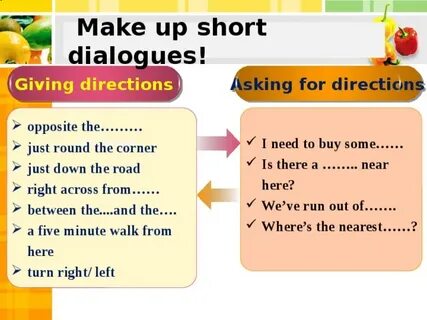 Short dialogs