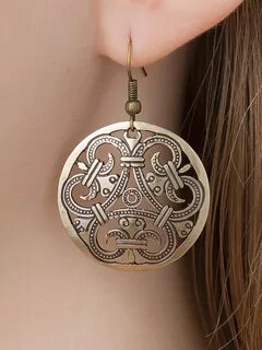 Славянские серьги