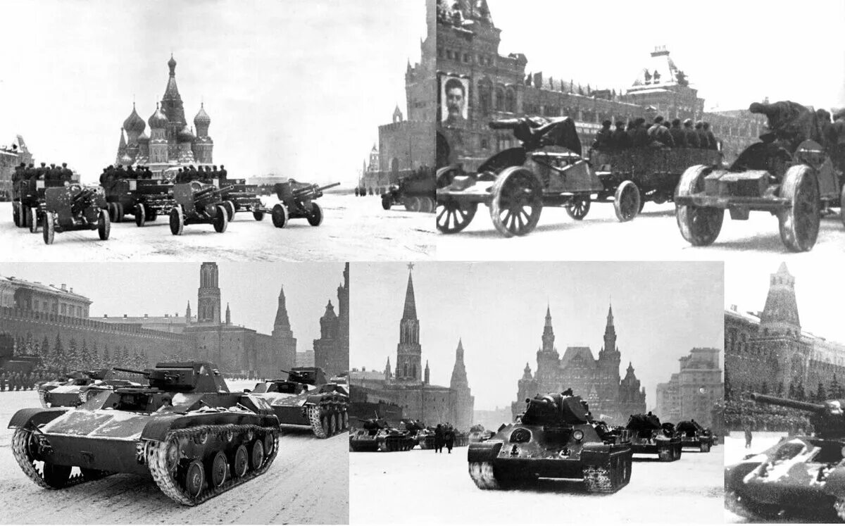 Почему парад 7 ноября 1941. Буденный на параде 1941. 7 ноября 1941 г. 7 ноября 1941 г военный парад. техника 7 ноября 1941.
