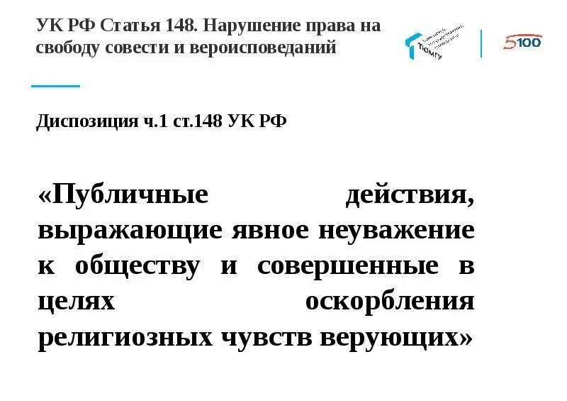 Диспозиция в коап рф. Ст 148 УК РФ. Ст 148 уголовного кодекса. Примеры диспозиции в УК РФ. ГК РФ гипотеза диспозиция санкция.