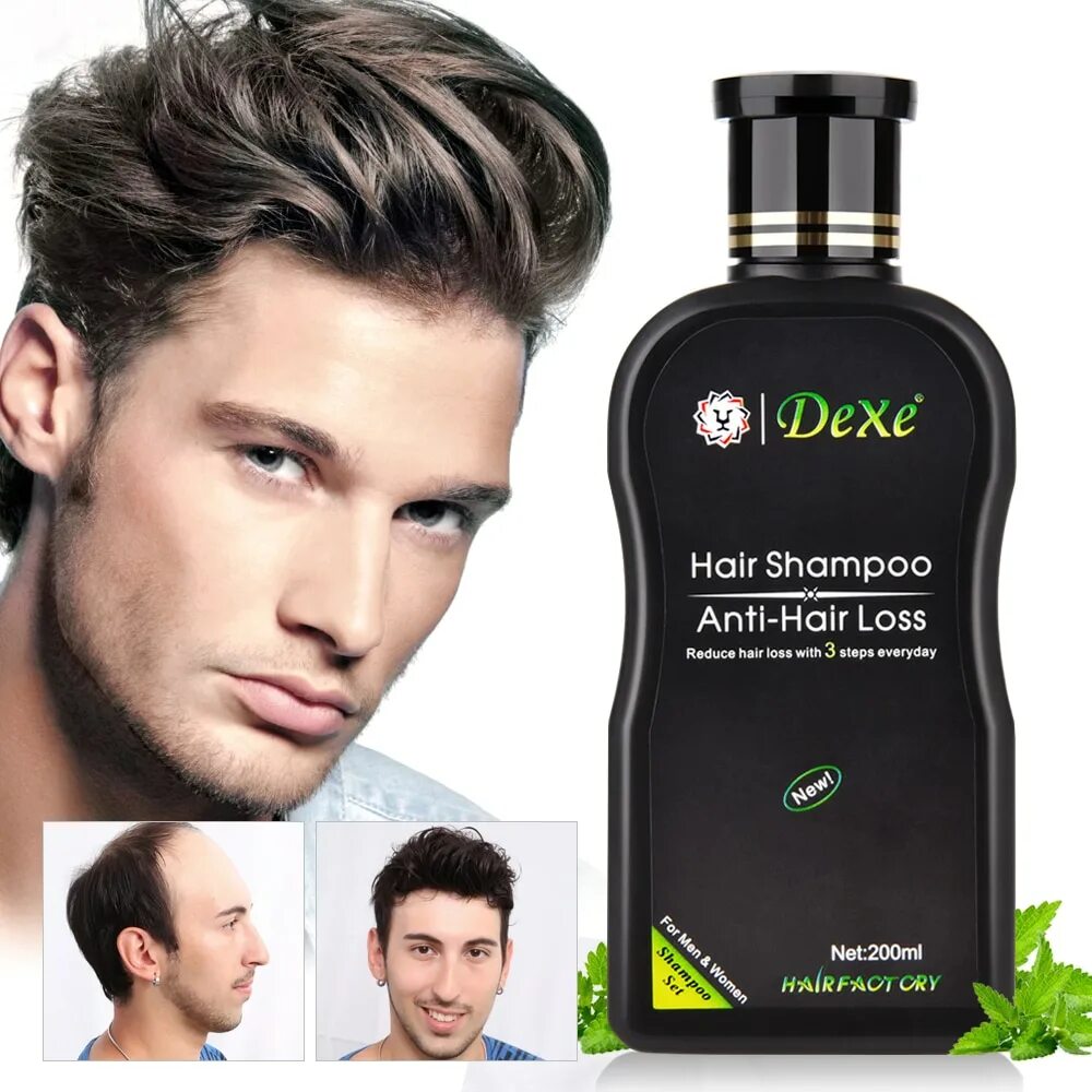 Шампунь Dexe Anti-hair loss. Hair Shampoo Anti hair loss для мужчины. Шампунь для выпадения волос для мужчин. Восстановление мужских волос.