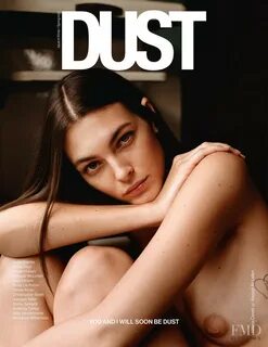 Cover with Vittoria Ceretti January 2020 of DE based magazine Dust includin...