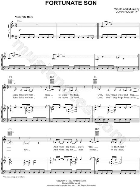 Ноты гитара fortunate son. Музыка fortunate son. Кнопка fortunate son. Ноты гитара fortunate son. Fortunate son табы.