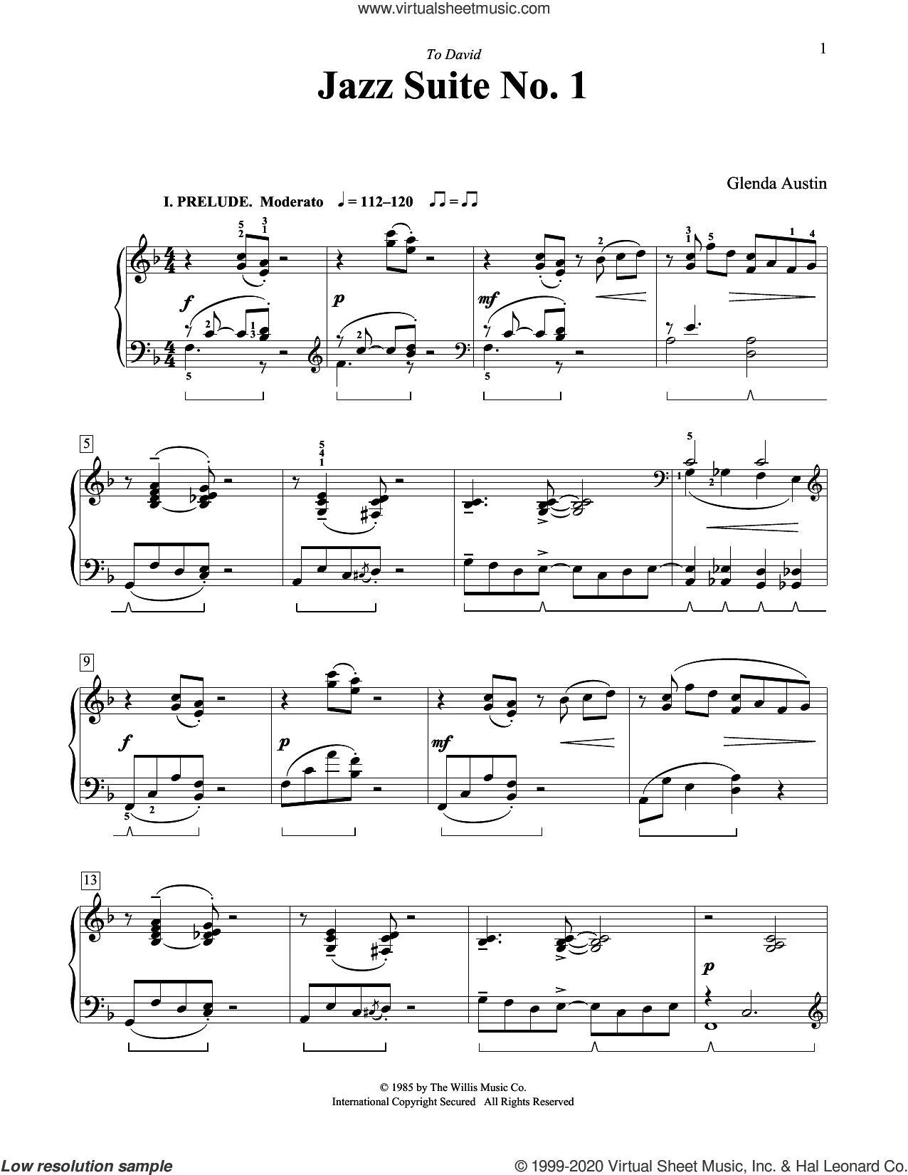 Jazz score
