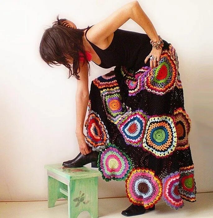 Сандра баклунд. Эксклюзивные вязаные вещи. Идеи для вязания. Креативные вязаные вещи. Креативное вязание крючком.