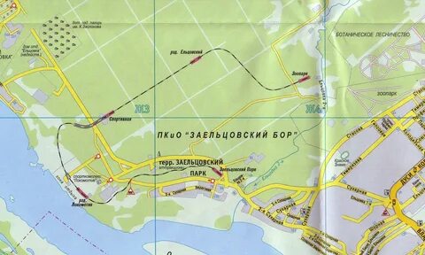 Карты дорог новосибирска