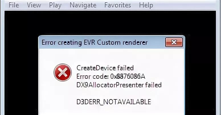 Error creating. Error creating