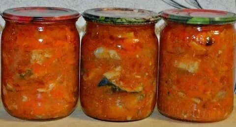 Консервируем скумбрию с овощами на зиму