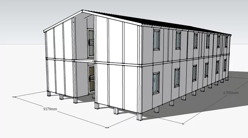 сборный проект. быстровозводимый щитовой дом. модульные здания из блок контейнеров диаком. киоск сэндвич панели чертеж. планировка в бытовке 6х2.