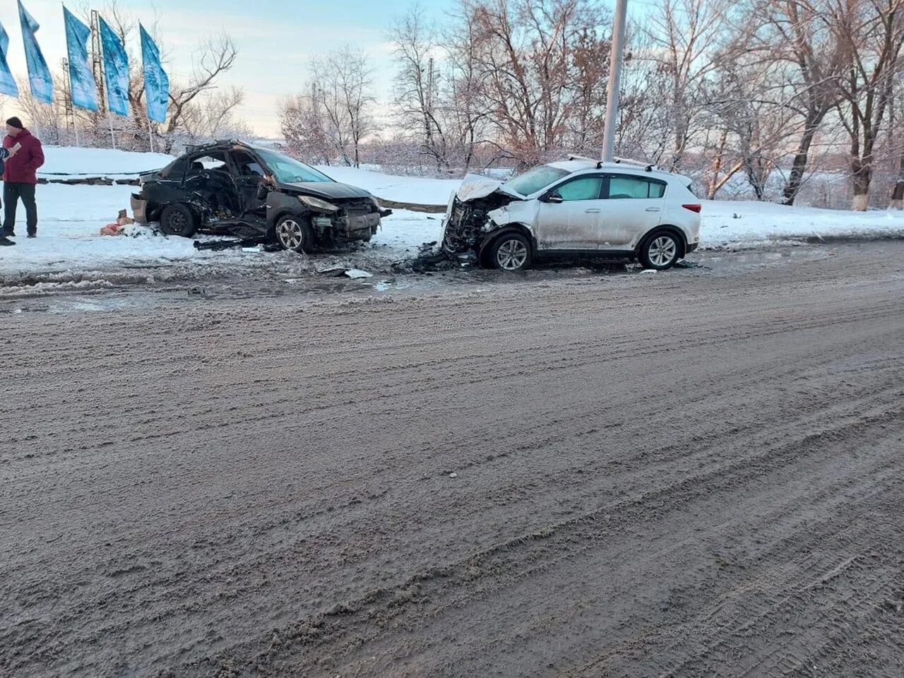 2.01.2023 ДТП под Новошахтинском. Авария посёлок Каменоломни. Новости 24 1 23