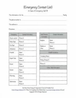 This form list