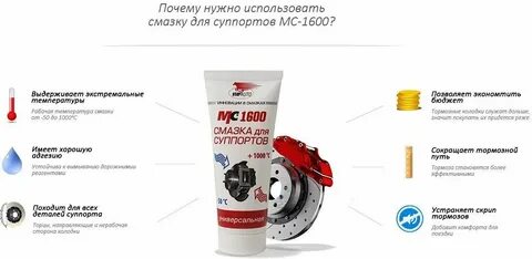 Какая смазка нужна для суппорта