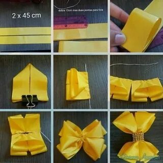 Как сделать бантики своими руками пошагово