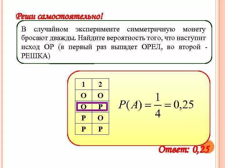 Одновременно бросают три симметричные монеты. Одновременно бросают три симметричные монеты